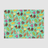 Achtergrond Ice Cream Tissuepapier (Voorkant)