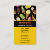 Achtergrond Ice Cream Visitekaartje (Voorkant)