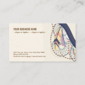 Achtergrond in Boho-stijl Visitekaartje (Achterkant)