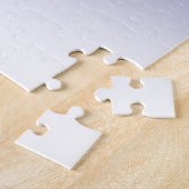 Achtergrond in elke kleur | Witte gradiënt & uw lo Legpuzzel (Zijkant)
