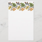 Achtergrond in het najaar briefpapier (Voorkant)