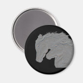 Achtergrond in reliëf magneet (Voorkant / Achterkant)