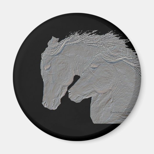 Achtergrond in reliëf magneet (Voorkant)