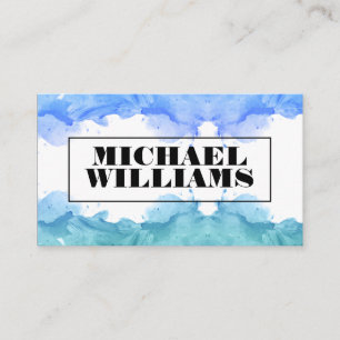 Achtergrond in waterverf   Creatieve artistieke Visitekaartje