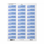 Achtergrond in waterverf etiket (Full Sheet)