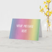 Achtergrond in waterverf - Maak je eigen    Kaart (Gele Bloem)