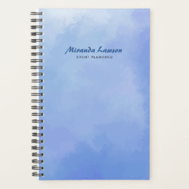 Achtergrond in waterverf planner