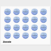 Achtergrond in waterverf ronde sticker (Vel)
