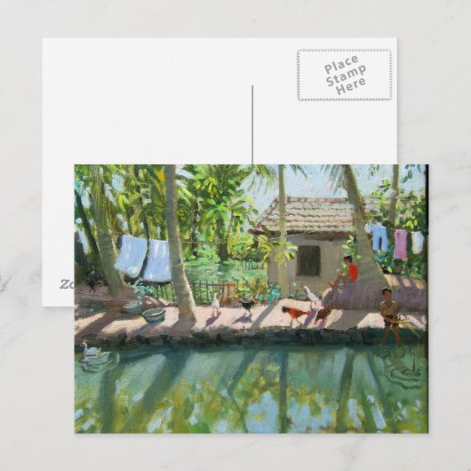 Achtergrond India Briefkaart (Voorkant / Achterkant)