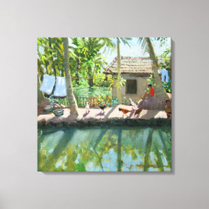 Achtergrond India Canvas Afdruk