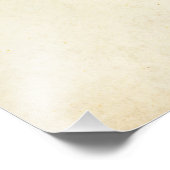 Achtergrond  Ivory Grunge Parchment Paper Foto Afdruk (Hoek)