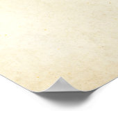Achtergrond  Ivory Grunge Parchment Paper Poster (Hoek)