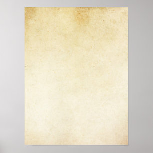Achtergrond  Ivory Grunge Parchment Paper Poster