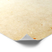 Achtergrond Ivory Grunge Parchment Paper Poster (Hoek)