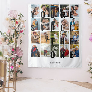 Achtergrond Jubileum 20 Foto Je bent nog steeds de Wandkleed