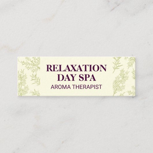 Achtergrond Juniper Branches Mini Visitekaartje (Voorkant)