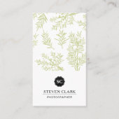 Achtergrond Juniper Branches Visitekaartje (Voorkant)