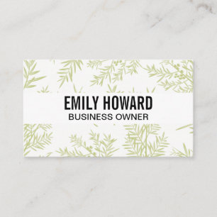 Achtergrond Juniper Branches Visitekaartje