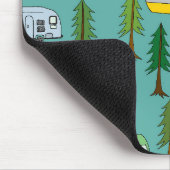 Achtergrond kampeerterreinen muismat (Hoek)