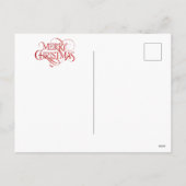 Achtergrond kerstfeestdag feestdagenkaart (Achterkant)