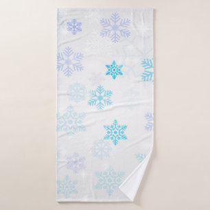 Achtergrond kerstster badhanddoek