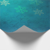 Achtergrond kerstster cadeaupapier (Hoek)