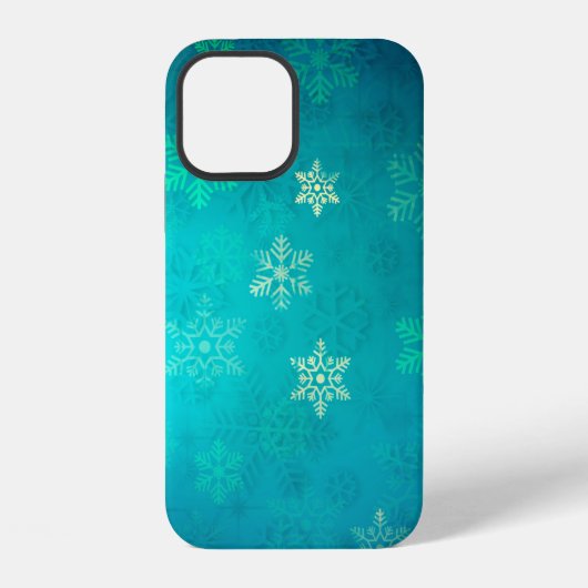 Achtergrond kerstster iPhone hoesje (Achterkant)