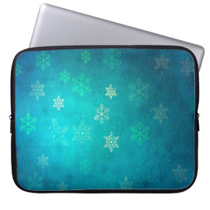 Achtergrond kerstster laptop sleeve