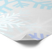 Achtergrond kerstster poster (Hoek)