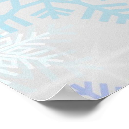 Achtergrond kerstster poster (Hoek)