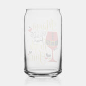 Achtergrond kersttekst blikvorm glas (Achterkant)