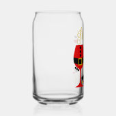 Achtergrond kersttekst blikvorm glas (Rechts)