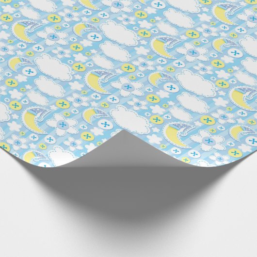 Achtergrond kind cadeaupapier (Hoek)