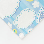 Achtergrond kind fleece deken (Hoek)