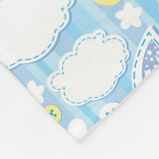 Achtergrond kind fleece deken (Hoek)