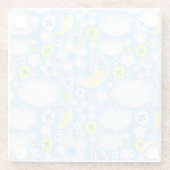 Achtergrond kind glazen onderzetter (Achterkant)