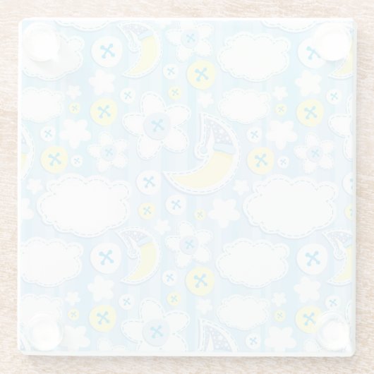 Achtergrond kind glazen onderzetter (Achterkant)