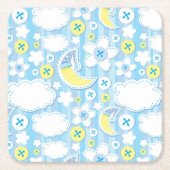 Achtergrond kind kartonnen onderzetters (Voorkant)