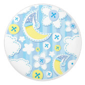 Achtergrond kind keramische knop (Voorkant)