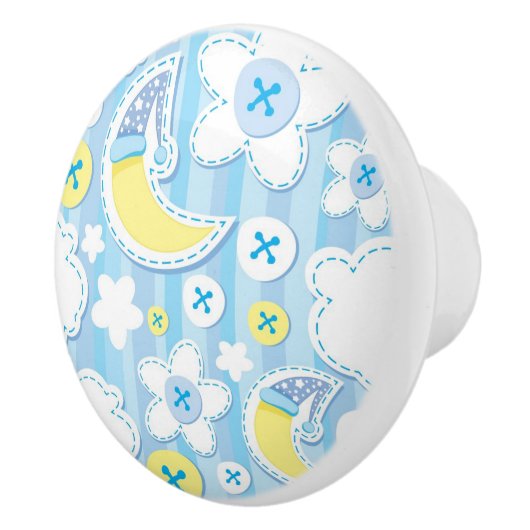 Achtergrond kind keramische knop (Rechts)