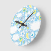 Achtergrond kind ronde klok (Hoek)