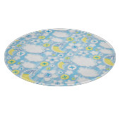 Achtergrond kind snijplank (Hoek)