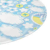 Achtergrond kind snijplank (Hoek)