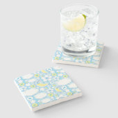 Achtergrond kind stenen onderzetter (Zijkant)