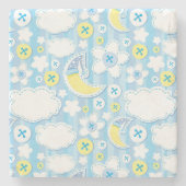 Achtergrond kind stenen onderzetter (Voorkant)