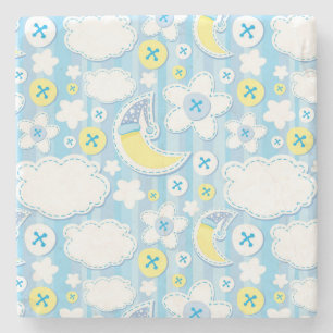 Achtergrond kind stenen onderzetter