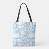 Achtergrond kind tote bag (Achterkant)