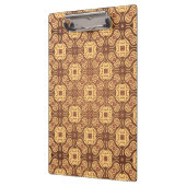 Achtergrond kleurig retropatroon klembord (Links)