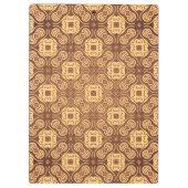 Achtergrond kleurig retropatroon klembord (Achterkant)