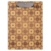 Achtergrond kleurig retropatroon klembord (Voorkant)